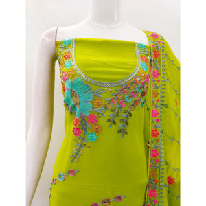 green-floral-sequins-embroidered-georgette-dress-material-2
