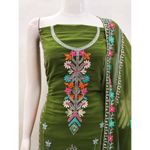 green-floral-sequins-embroidered-georgette-dress-material-3