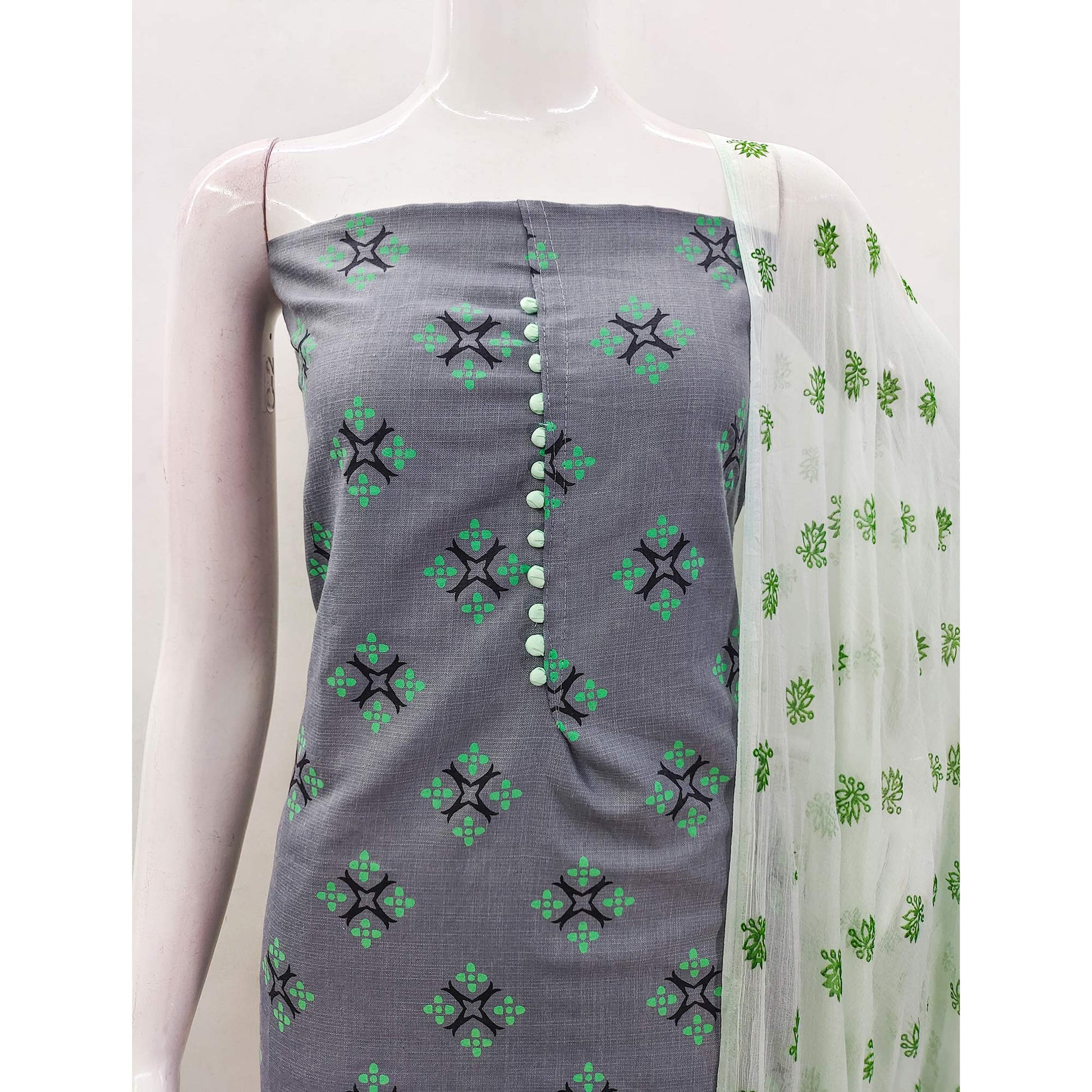 grey-green-floral-printed-cotton-blend-dress-material