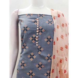 grey-peach-floral-printed-cotton-blend-dress-material