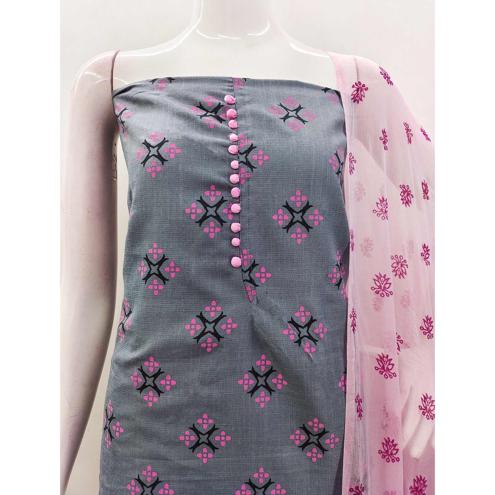 grey-pink-floral-printed-cotton-blend-dress-material