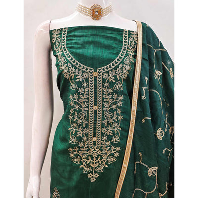 green-floral-embroidered-art-silk-dress-material-7