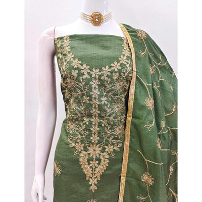 green-floral-embroidered-art-silk-dress-material-19