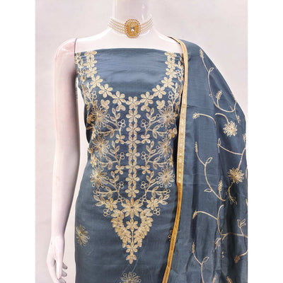 grey-floral-embroidered-art-silk-dress-material-13