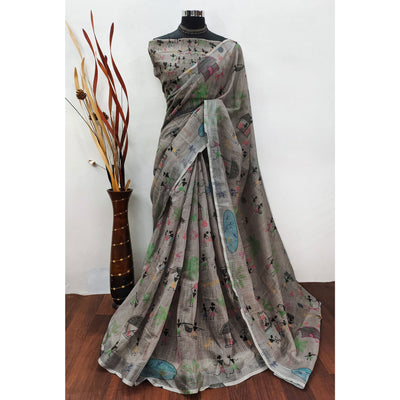 grey-digital-printed-linen-saree-6