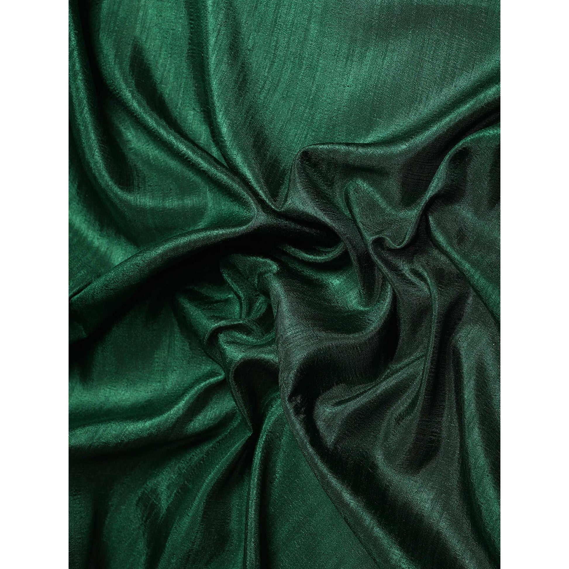 green-solid-vichitra-silk-saree-with-zari-border