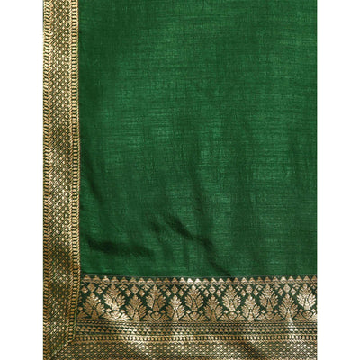 green-solid-vichitra-silk-saree-with-fancy-zari-border