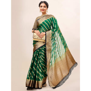 green-woven-organza-saree-with-tassels-23