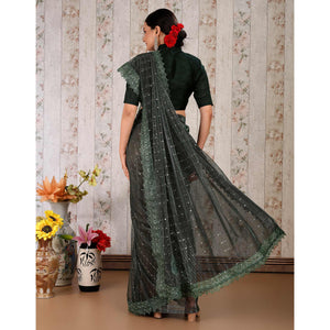 green-tikali-work-lycra-saree-with-embroidered-lace-border
