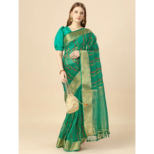 green-floral-embroidery-with-swarovski-work-organza-saree-2