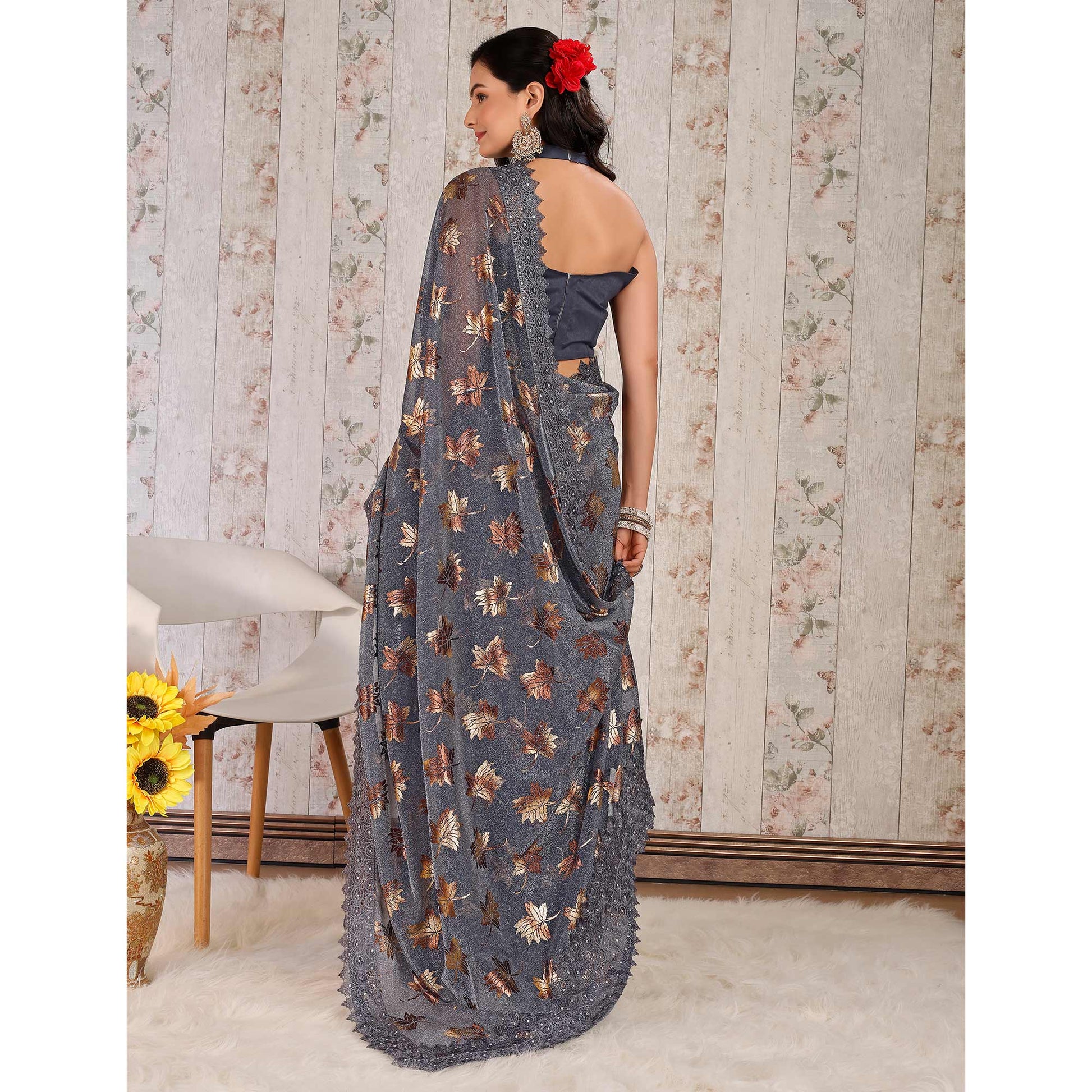 grey-foil-printed-lycra-saree-with-embroidered-lace-border