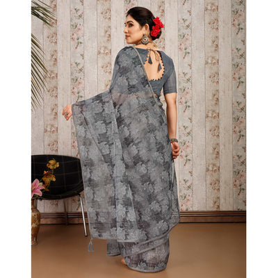 grey-floral-printed-with-zari-work-cotton-silk-saree