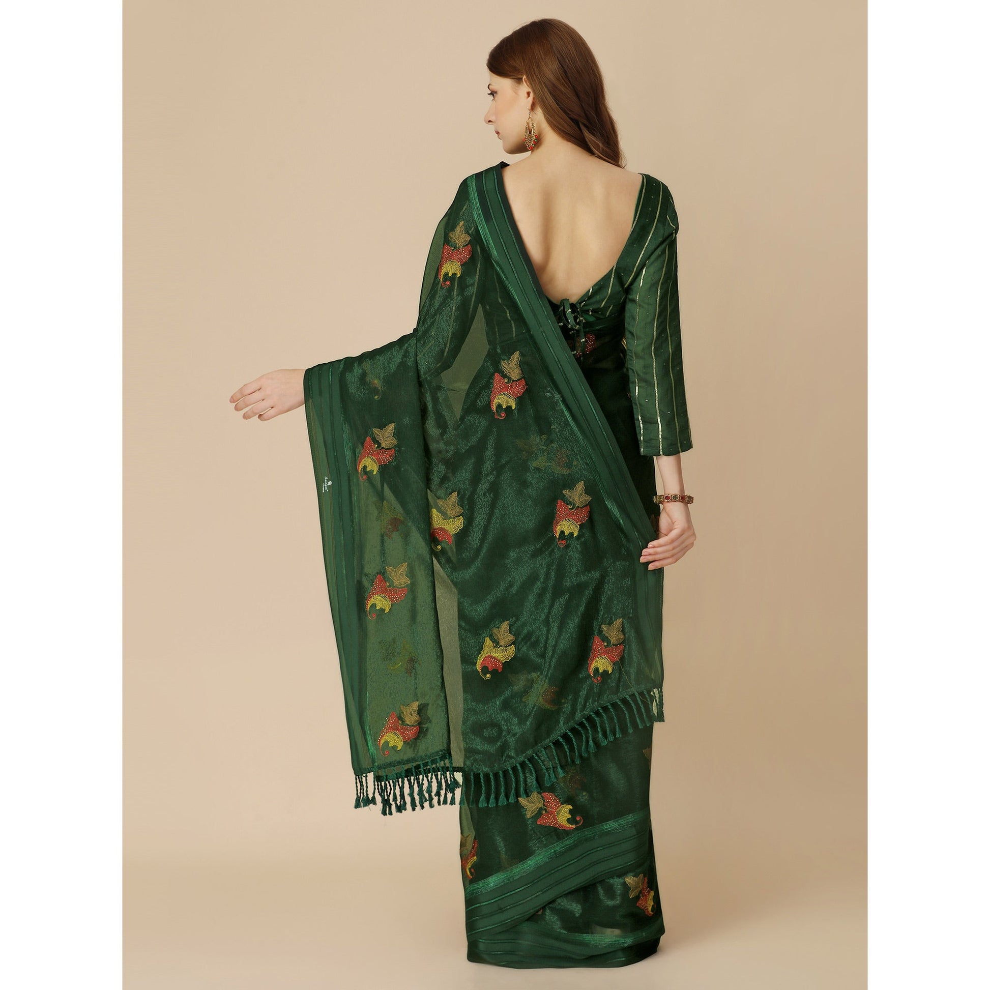 green-floral-embroidered-chiffon-saree-with-with-tassels