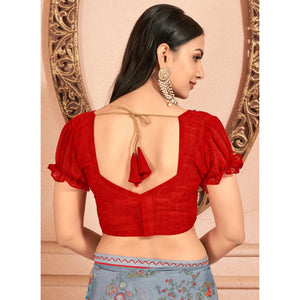 grey-floral-printed-chiffon-saree-with-lace-border-4