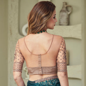 green-sequins-embroidered-georgette-saree-6