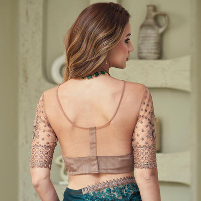 green-sequins-embroidered-georgette-saree-6