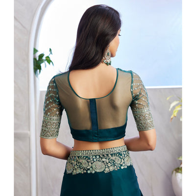 green-floral-sequins-embroidered-pure-silk-saree