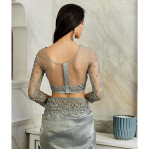 grey-floral-sequins-embroidered-pure-silk-saree