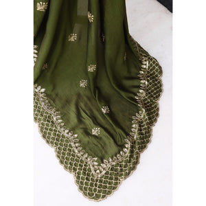 green-sequins-embroidered-vichitra-silk-saree-1