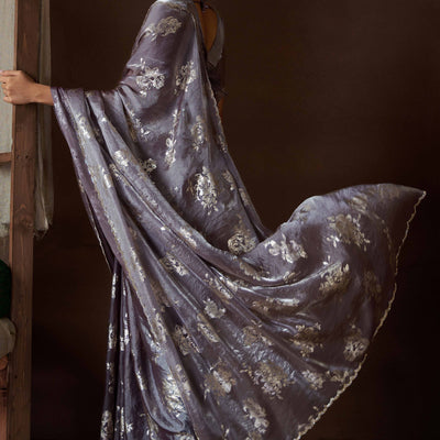 grey-floral-foil-printed-satin-silk-saree-with-zarkan-border-4