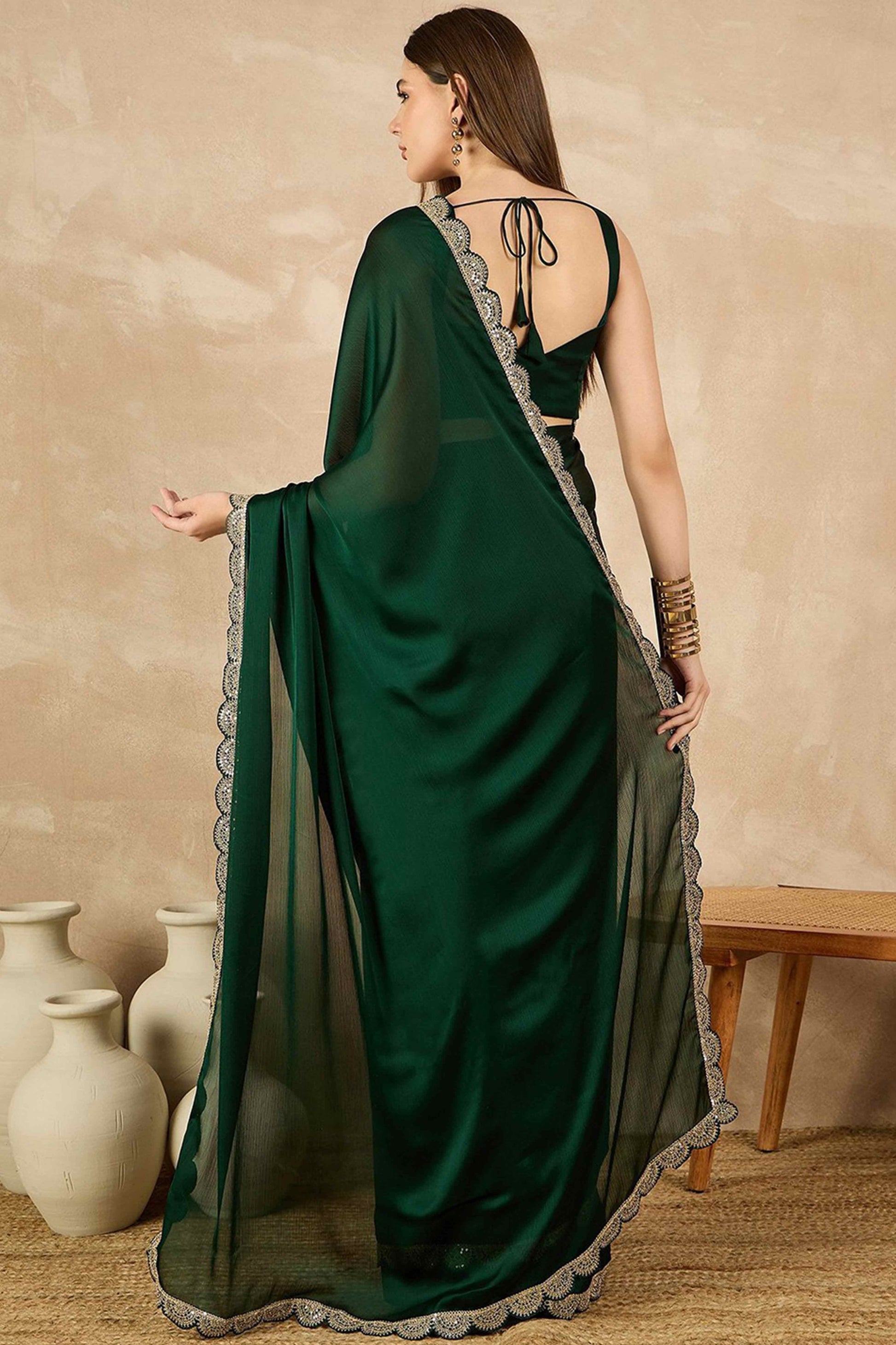 green-solid-chiffon-saree-with-sequins-embroidered-border