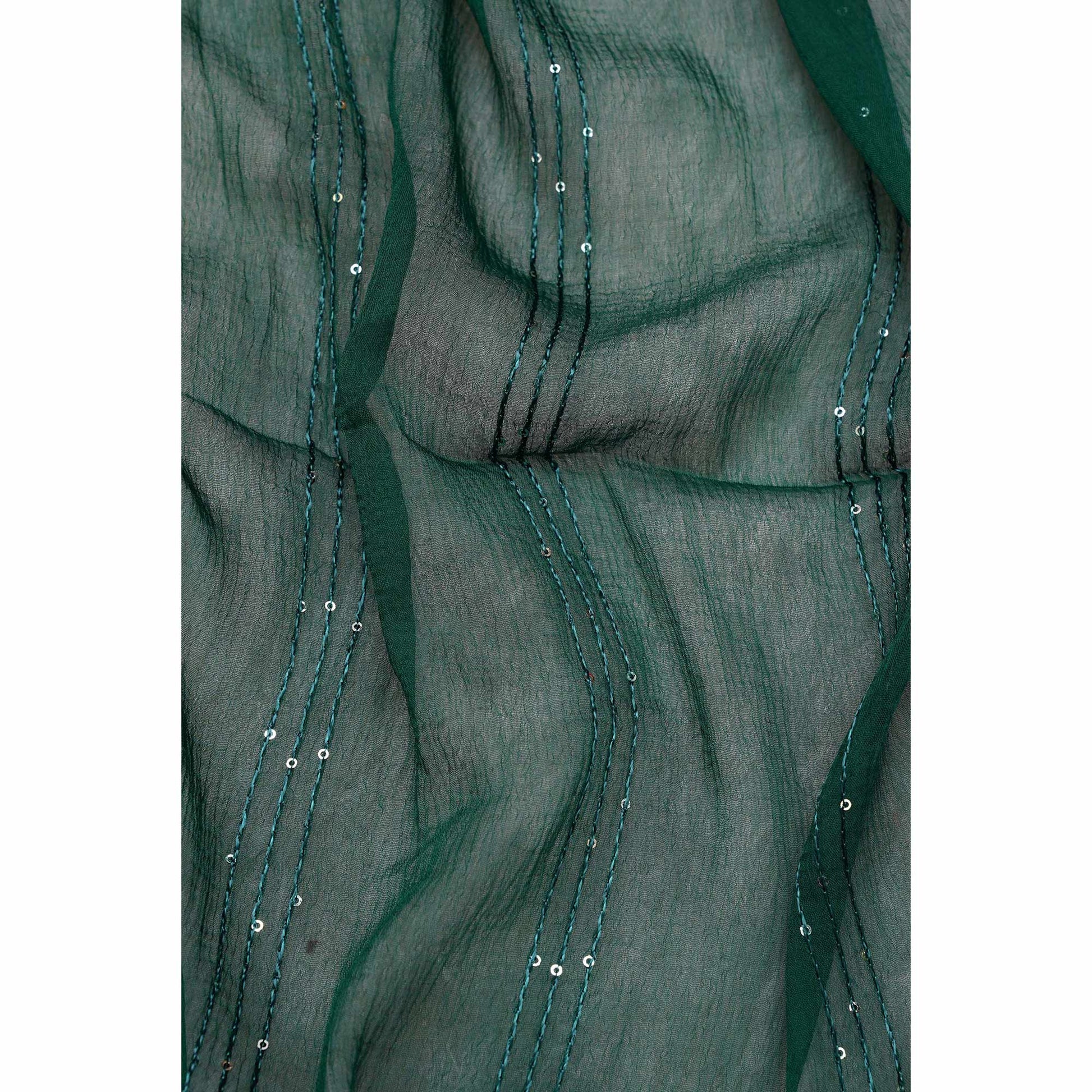 green-foil-printed-cotton-blend-dress-material