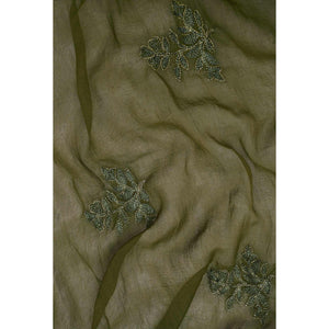 green-foil-printed-cotton-blend-dress-material-1