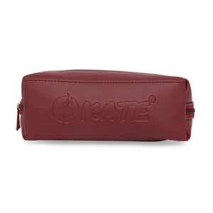 Maroon Women Vegan Leather Handbag With Belt