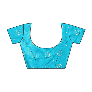 Mehendi Green Casual Wear Printed Silk Saree