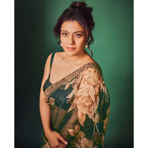 green-floral-digital-printed-organza-saree-with-lace-border