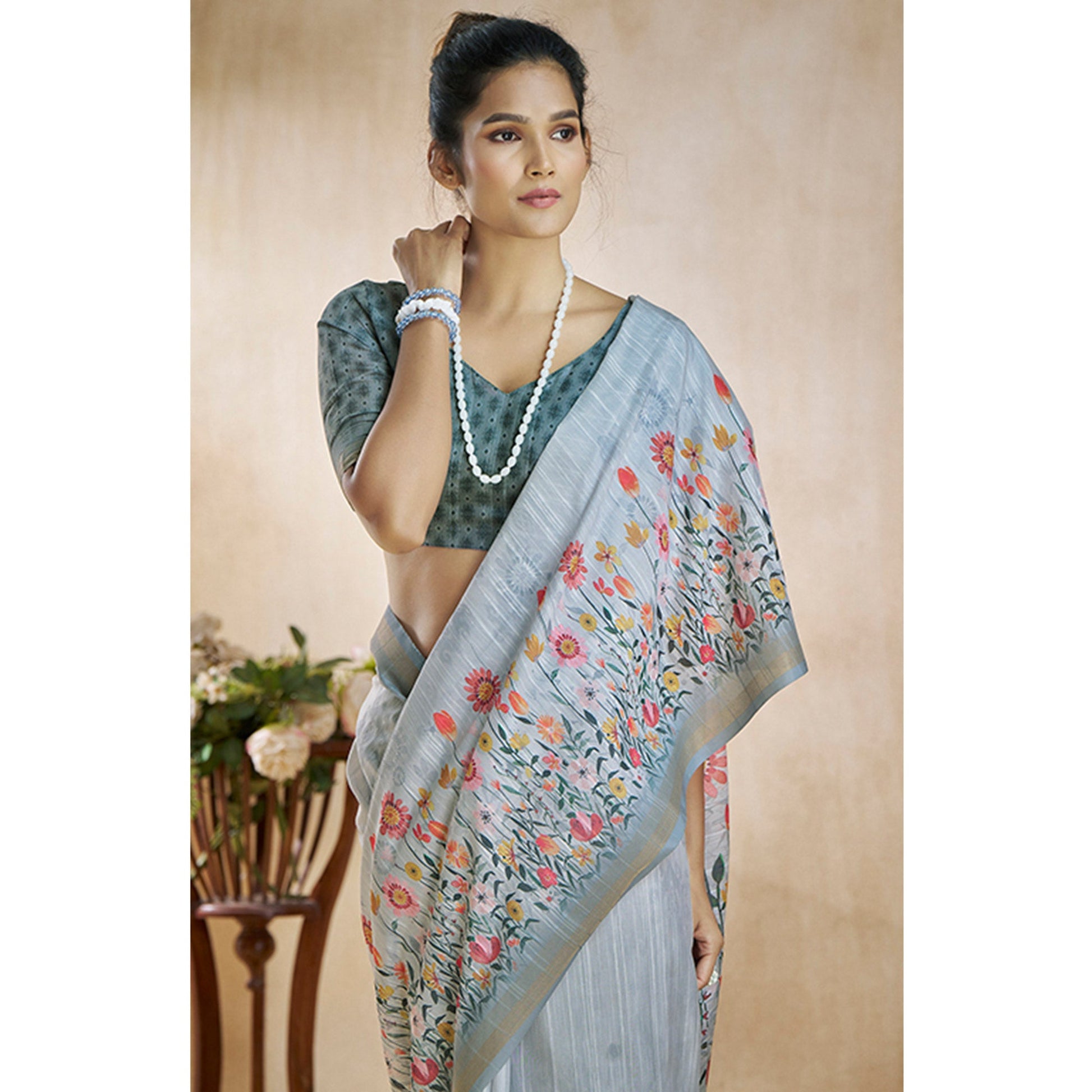 grey-floral-digital-printed-pure-silk-saree