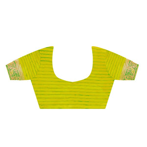 green-woven-zari-border-satin-saree-with-tassels