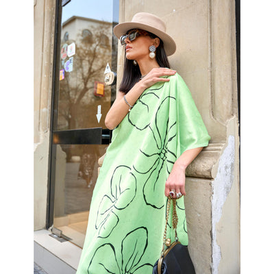 green-printed-satin-saree-1