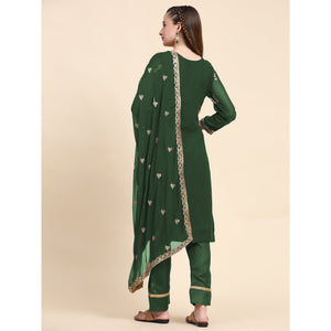 green-sequins-embroidered-georgette-semi-stitched-pakistani-suit