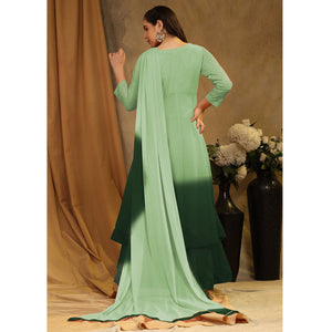 green-sequins-embroidered-georgette-semi-stitched-sharara-suit