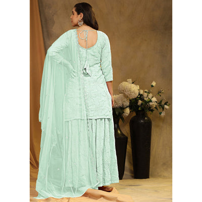 green-embroidered-georgette-semi-stitched-sharara-suit-1