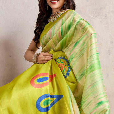 green-kanoko-print-weaving-soft-banarasi-silk-saree