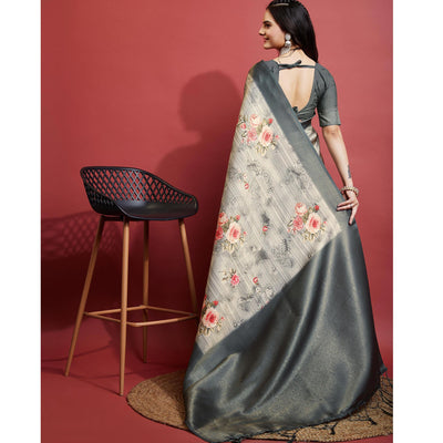 grey-floral-digital-printed-with-woven-banarasi-silk-saree