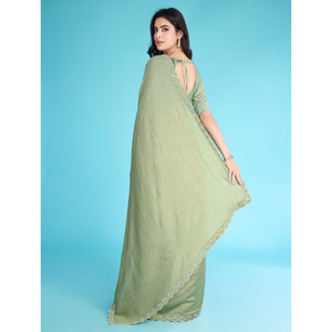 green-solid-with-zarkan-pearl-diamond-lace-khadi-shimmer-saree