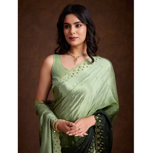green-ombre-chinon-saree-with-mirror-border