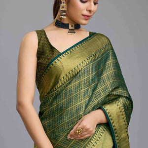 green-brocade-zari-weaving-mysore-silk-saree