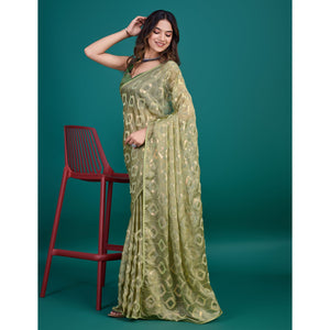 green-sequin-embroidered-georgette-saree