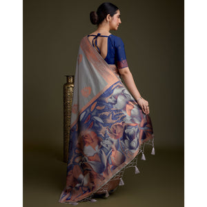 grey-floral-woven-banarasi-silk-saree-3
