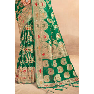 green-woven-organza-saree-with-tassels-26