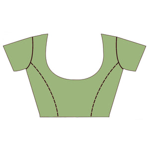 green-floral-embroidered-linen-saree-with-tassels-3