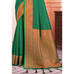 green-woven-banarasi-silk-saree-with-tassels-12