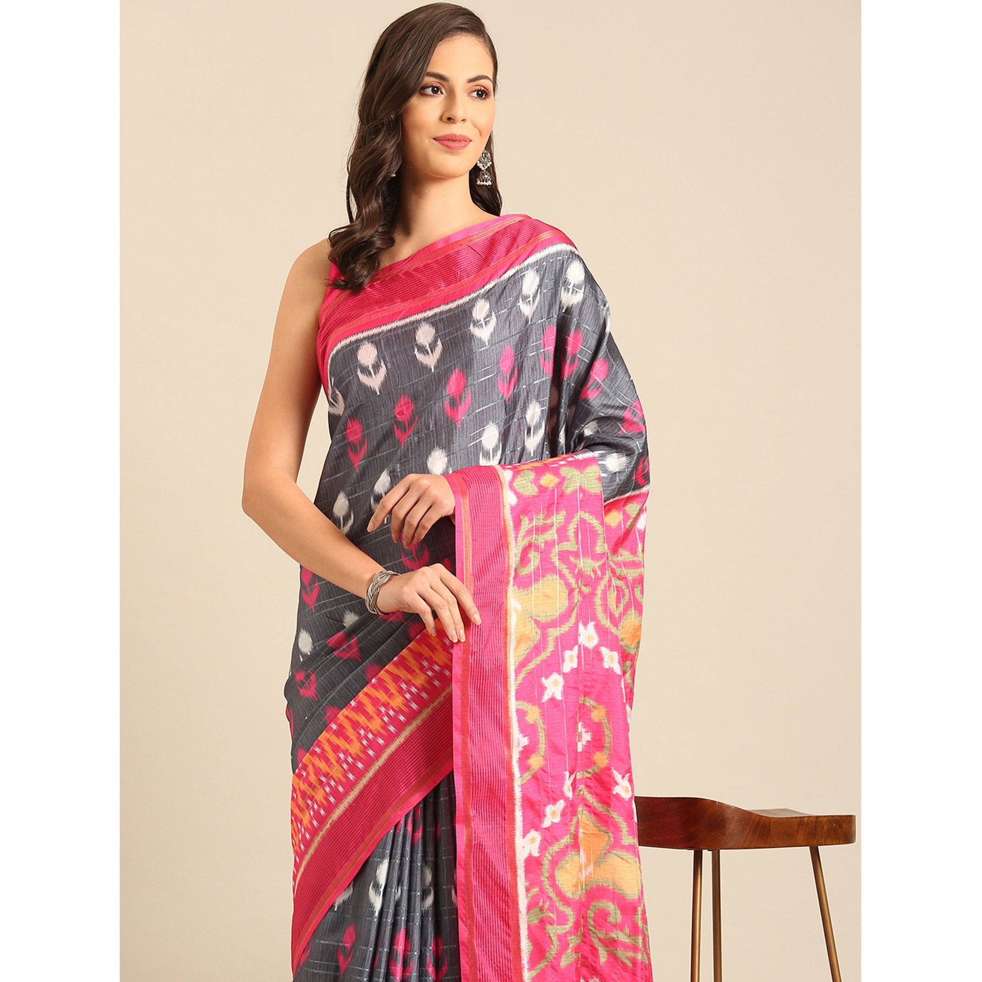 grey-digital-patola-printed-cotton-blend-saree
