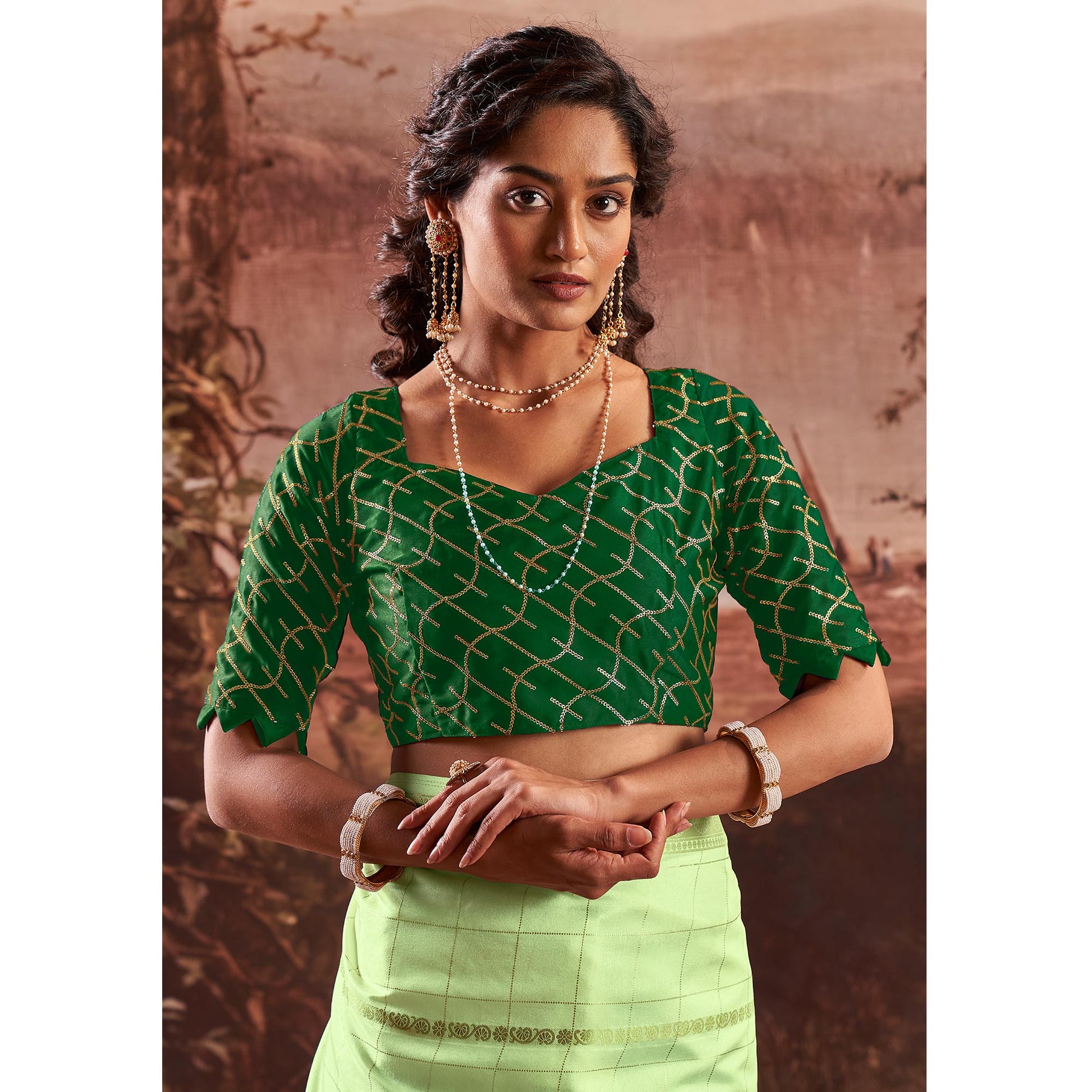 green-woven-cotton-silk-saree-12