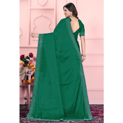 green-swarovski-work-satin-saree