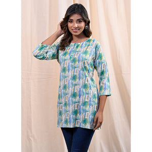 green-printed-rayon-top-2